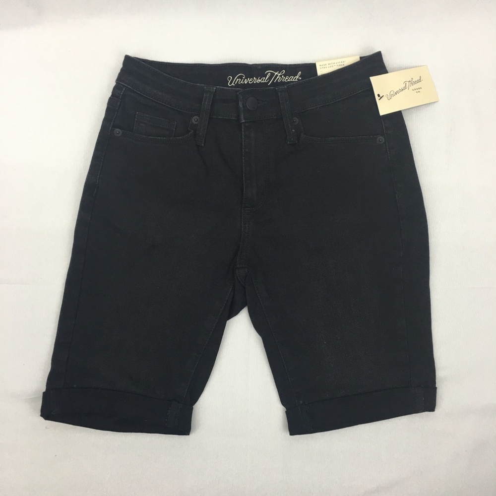 Universal Thread High Rise Bermuda Denim Shorts